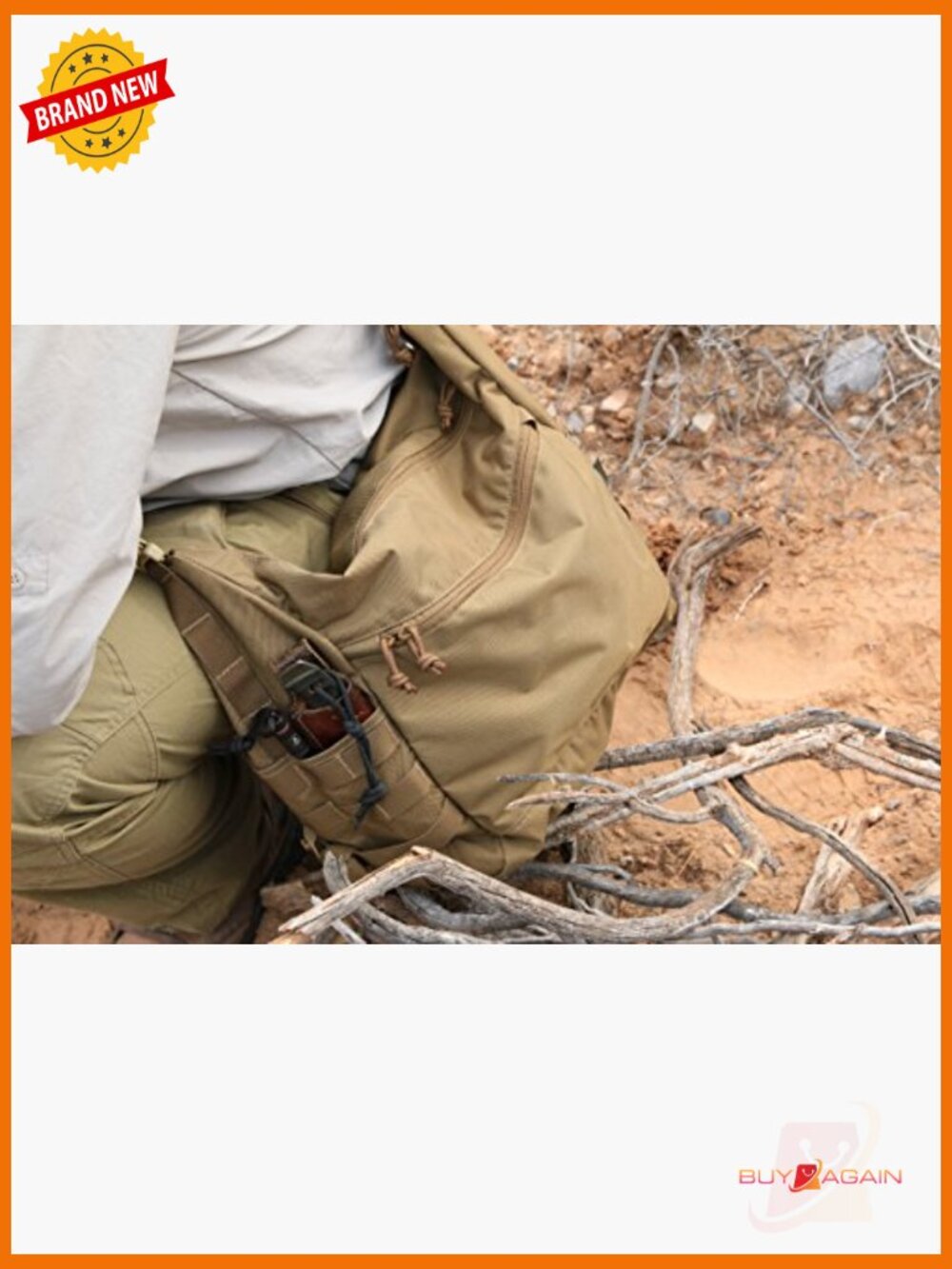 Tactical Bushcraft Satchel 17L 500D Cordura Nylon - Picture 3 of 7